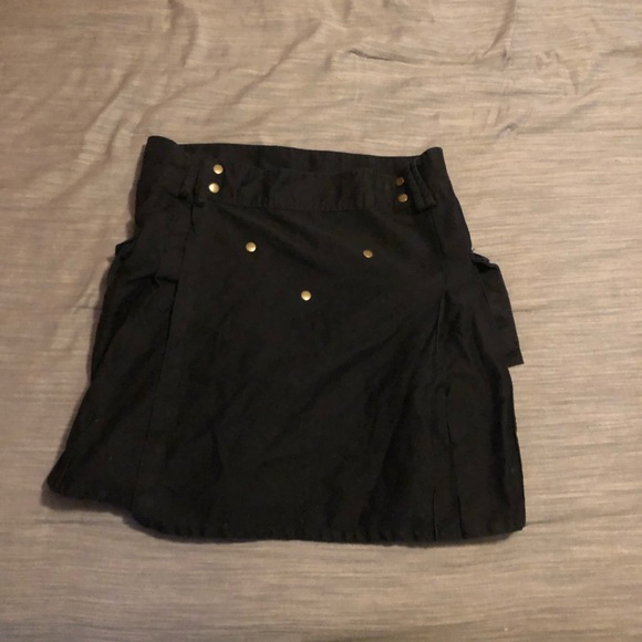 Men’s Black Scottish Highland Utility Kilt - Picture 7 of 7